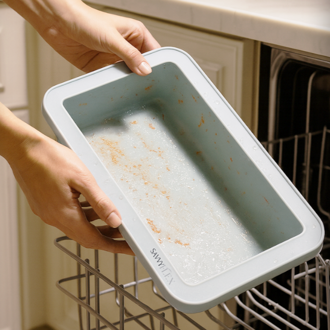 SavvyFlex - Silicone Food Storage Containers with Glass Window Lids